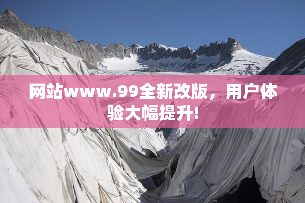 网站www.99全新改版，用户体验大幅提升!