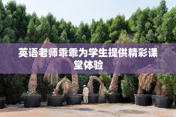 英语老师乖乖为学生提供精彩课堂体验