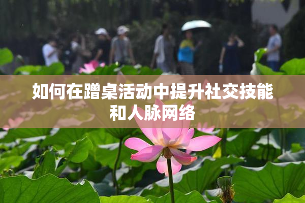 如何在蹭桌活动中提升社交技能和人脉网络