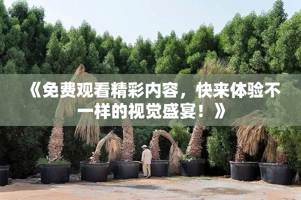 《免费观看精彩内容，快来体验不一样的视觉盛宴！》