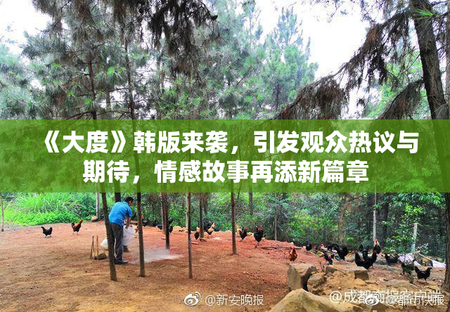 《大度》韩版来袭，引发观众热议与期待，情感故事再添新篇章