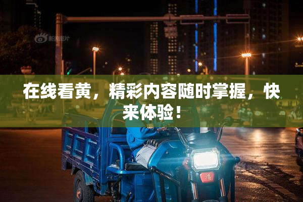 在线看黄，精彩内容随时掌握，快来体验！