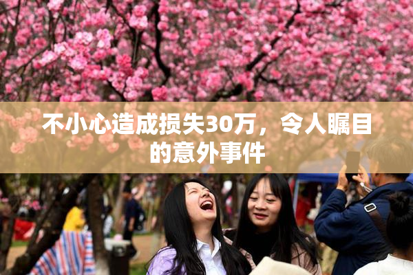不小心造成损失30万，令人瞩目的意外事件