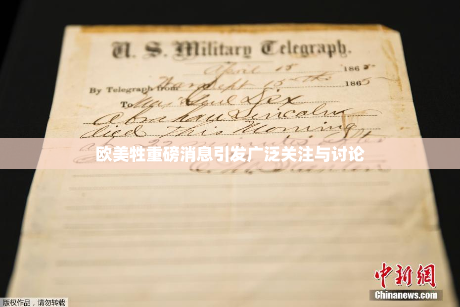 欧美牲重磅消息引发广泛关注与讨论