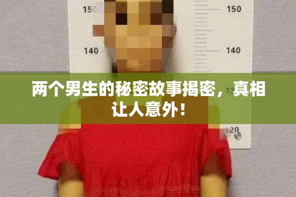 两个男生的秘密故事揭密，真相让人意外！