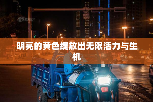 明亮的黄色绽放出无限活力与生机