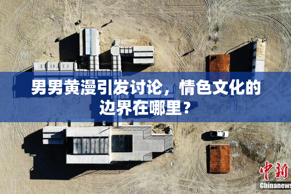 男男黄漫引发讨论，情色文化的边界在哪里？