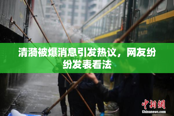 清漪被爆消息引发热议，网友纷纷发表看法