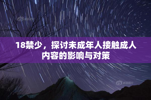 18禁少，探讨未成年人接触成人内容的影响与对策