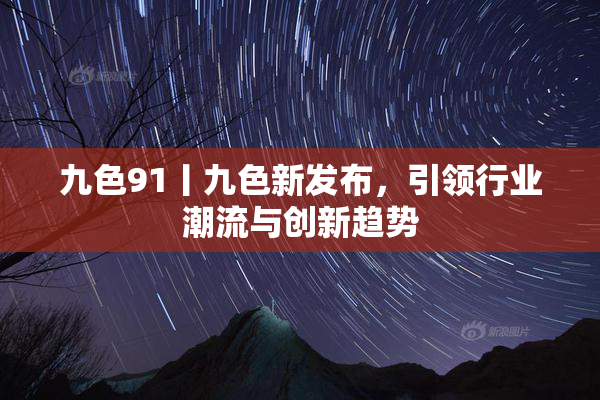 九色91丨九色新发布，引领行业潮流与创新趋势