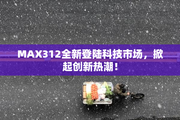 MAX312全新登陆科技市场，掀起创新热潮！