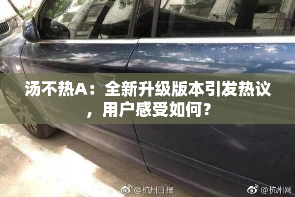 汤不热A：全新升级版本引发热议，用户感受如何？