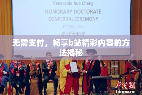无需支付，畅享b站精彩内容的方法揭秘