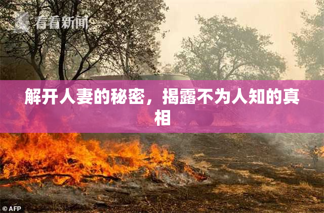 解开人妻的秘密，揭露不为人知的真相
