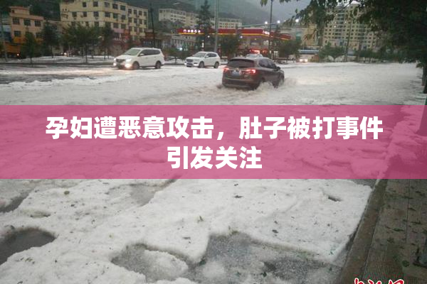 孕妇遭恶意攻击，肚子被打事件引发关注