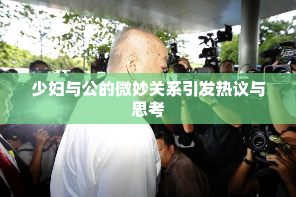 少妇与公的微妙关系引发热议与思考