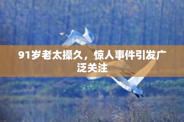 91岁老太搡久，惊人事件引发广泛关注