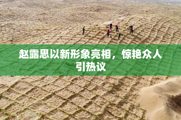 赵露思以新形象亮相，惊艳众人引热议