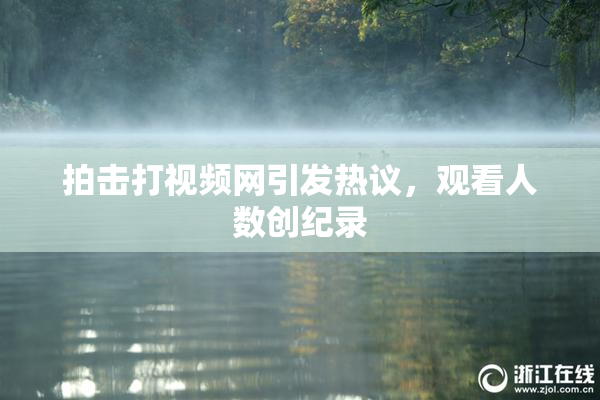 拍击打视频网引发热议，观看人数创纪录