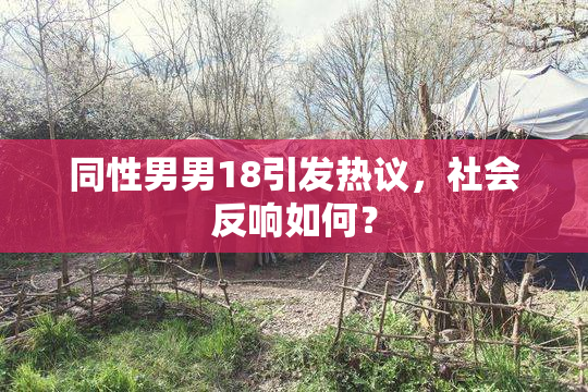 同性男男18引发热议，社会反响如何？