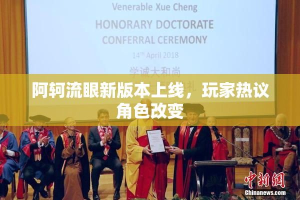 阿轲流眼新版本上线，玩家热议角色改变