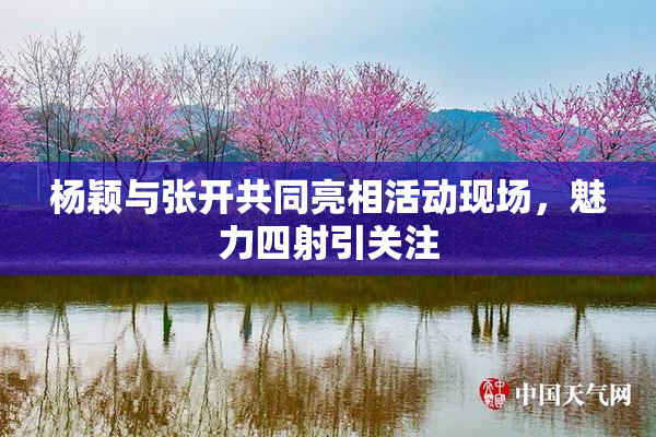 杨颖与张开共同亮相活动现场，魅力四射引关注