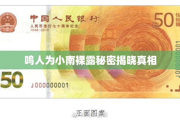 鸣人为小南裸露秘密揭晓真相