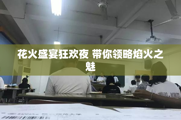 花火盛宴狂欢夜 带你领略焰火之魅