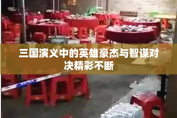 三国演义中的英雄豪杰与智谋对决精彩不断