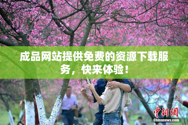 成品网站提供免费的资源下载服务，快来体验！