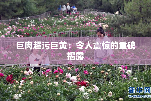 巨肉超污巨黄：令人震惊的重磅揭露