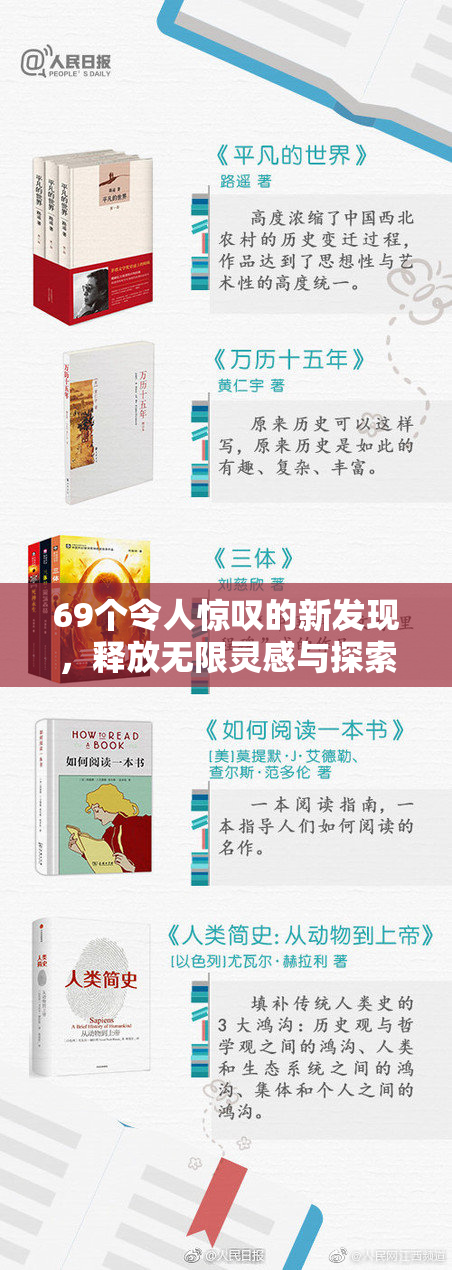 69个令人惊叹的新发现，释放无限灵感与探索潜能