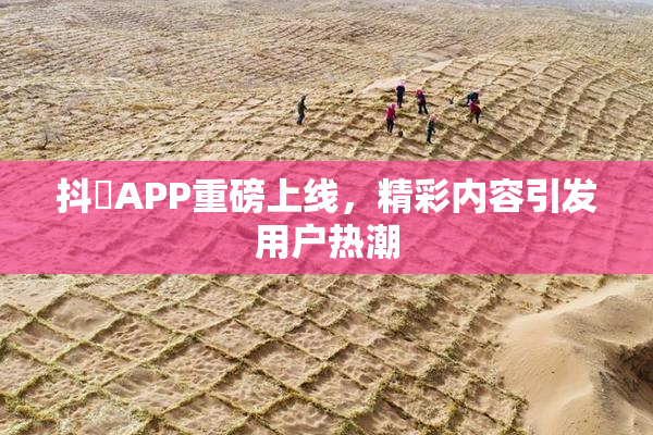 抖抈APP重磅上线，精彩内容引发用户热潮