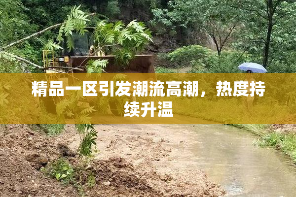 精品一区引发潮流高潮，热度持续升温