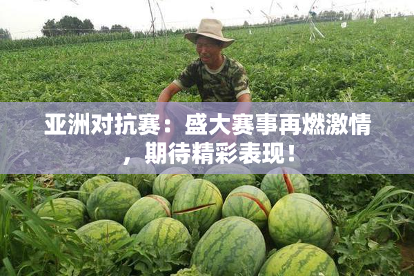 亚洲对抗赛：盛大赛事再燃激情，期待精彩表现！
