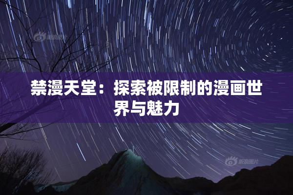 禁漫天堂：探索被限制的漫画世界与魅力