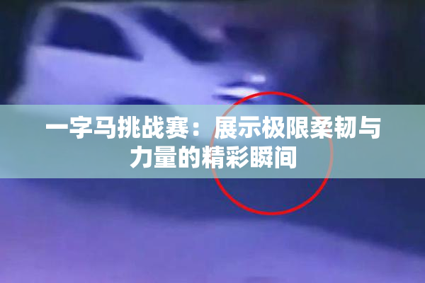 一字马挑战赛：展示极限柔韧与力量的精彩瞬间