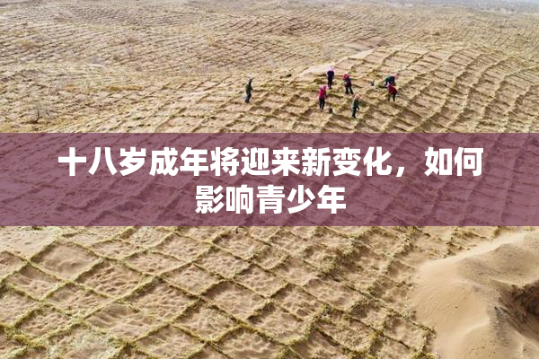 十八岁成年将迎来新变化，如何影响青少年