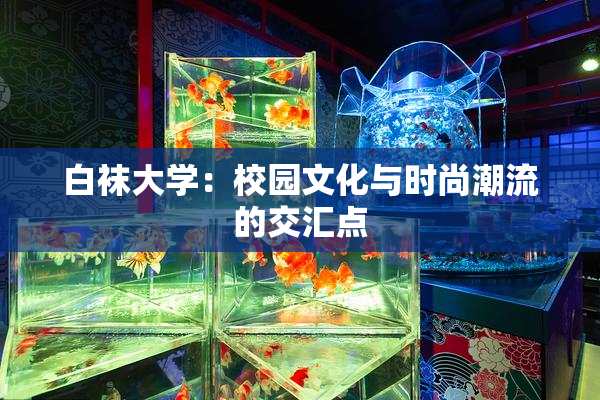 白袜大学：校园文化与时尚潮流的交汇点