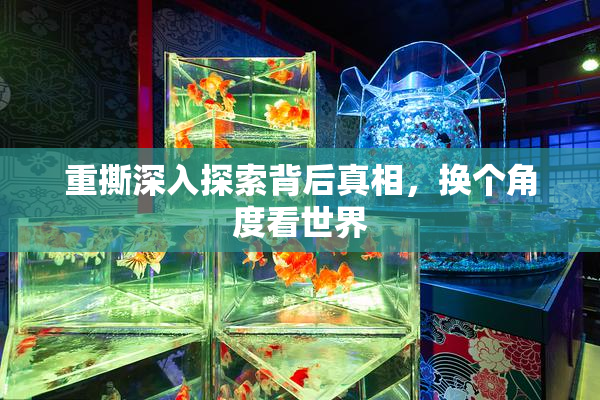 重撕深入探索背后真相，换个角度看世界