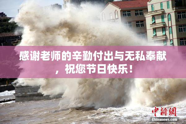 感谢老师的辛勤付出与无私奉献，祝您节日快乐！