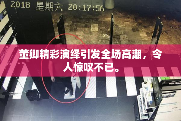 董卿精彩演绎引发全场高潮，令人惊叹不已。