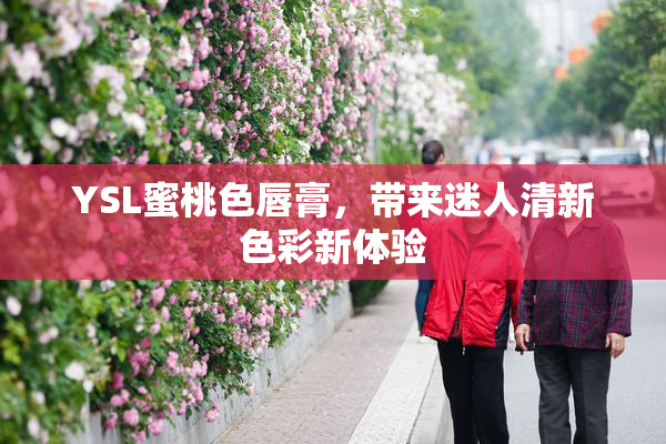 YSL蜜桃色唇膏，带来迷人清新色彩新体验