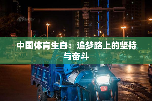 中国体育生白：追梦路上的坚持与奋斗