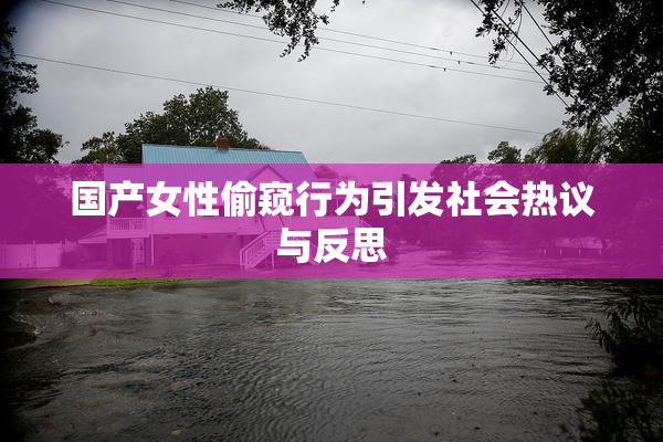 国产女性偷窥行为引发社会热议与反思