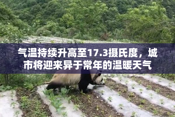 气温持续升高至17.3摄氏度，城市将迎来异于常年的温暖天气