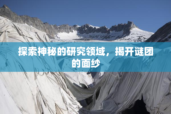 探索神秘的研究领域，揭开谜团的面纱