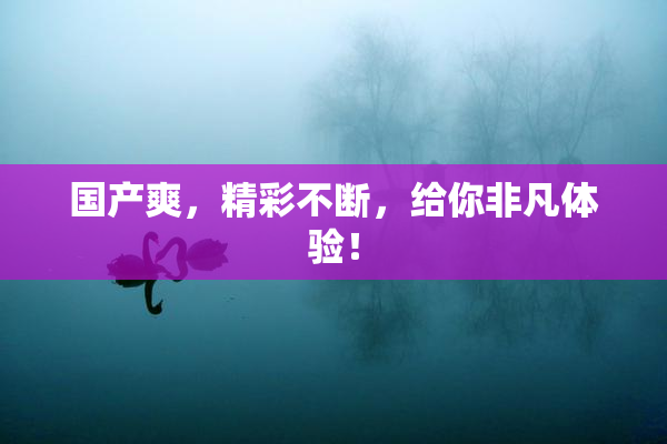 国产爽，精彩不断，给你非凡体验！