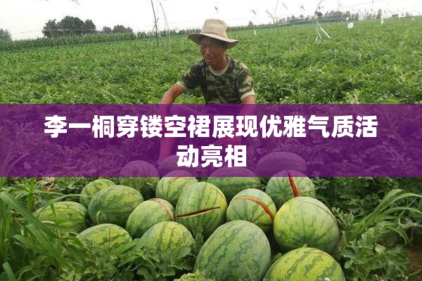 李一桐穿镂空裙展现优雅气质活动亮相