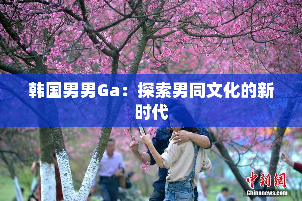 韩国男男Ga：探索男同文化的新时代